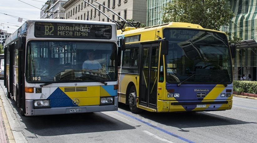 Στάσεις εργασίας σε λεωφορεία και τρόλεϊ την Τετάρτη